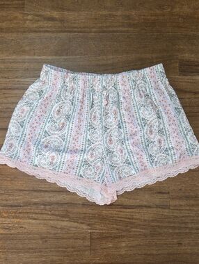 Five Below Lace Trim Pj Shorts
